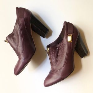 SAKS FIFTH VTG leather bootie